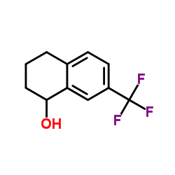 7-(Trifluoromethyl)-1,2,3,4-tetrahydro-1-naphthalenol结构式