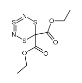 diethyl 1,3λ4δ2,5,2,4-trithiadiazine-6,6-dicarboxylate Structure