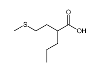 2-propyl-5-thiahexanoic acid Structure