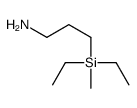 3-[diethyl(methyl)silyl]propan-1-amine结构式