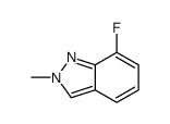 7-fluoro-2-methyl-2H-indazole Structure