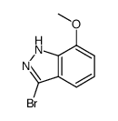 1H-INDAZOLE,3-BROMO-7-METHOXY-结构式