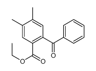 ethyl 2-benzoyl-4,5-dimethylbenzoate结构式