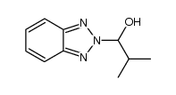 1-(2H-benzo[d][1,2,3]triazol-2-yl)-2-methylpropan-1-ol Structure
