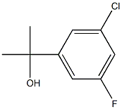 2-(3-chloro-5-fluorophenyl)propan-2-ol structure