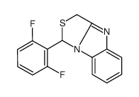 1-(2',6'-difluorophenyl)-1H,3H-thiazolo(3,4-a)benzimidazole结构式