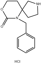 6-Benzyl-8-oxa-2,6-diaza-spiro[4.5]decan-7-one hydrochloride structure