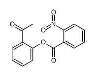 (2-acetylphenyl) 2-nitrobenzoate Structure