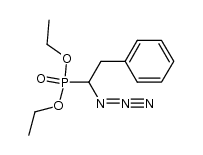 diethyl (1-azido-2-phenylethyl)phosphonate结构式