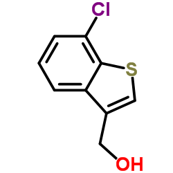 (7-Chloro-1-benzothiophen-3-yl)methanol Structure
