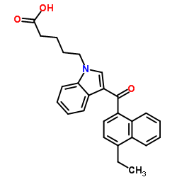 JWH 210 N-pentanoic acid metabolite Structure