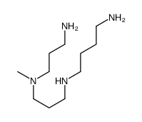 N'-[3-[3-aminopropyl(methyl)amino]propyl]butane-1,4-diamine Structure