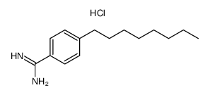 4-octylbenzamidine hydrochloride Structure