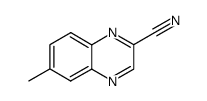 2-Quinoxalinecarbonitrile,6-methyl-结构式