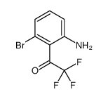 1-(2-amino-6-bromo-phenyl)-2,2,2-trifluoro-ethanone Structure