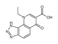 4-ethyl-4,7-dihydrotriazolo(4,5-h)quinolin-7-one-6-carboxylic acid结构式