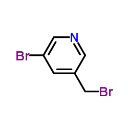 3-溴-5-(溴甲基)吡啶结构式