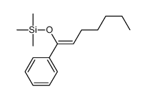 trimethyl(1-phenylhept-1-enoxy)silane结构式