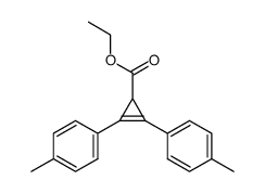 ethyl 2,3-di-p-tolylcycloprop-2-ene-1-carboxylate结构式