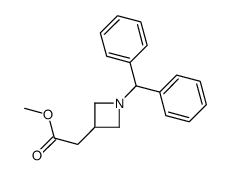 methyl 2-(1-benzhydrylazetidin-3-yl)acetate Structure