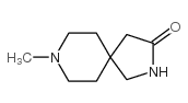 8-methyl-2,8-diazaspiro[4.5]decan-3-one Structure