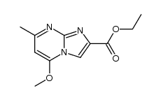 ethyl 5-methoxy-7-methylimidazo[1,2-a]pyrimidine-2-carboxylate Structure