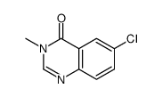 6-chloro-3-methylquinazolin-4-one Structure