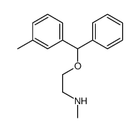 N-methyl-2-[(3-methylphenyl)-phenylmethoxy]ethanamine Structure