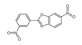 6-nitro-2-(3-nitrophenyl)benzoxazole结构式