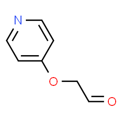 Acetaldehyde, (4-pyridinyloxy)- (9CI) Structure