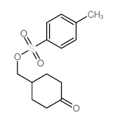 (4-oxocyclohexyl)methyl 4-methylbenzenesulfonate Structure