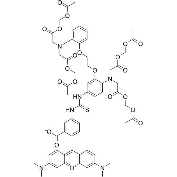 Calcium Orange AM结构式