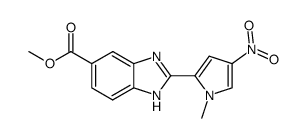 2-(1-methyl-4-nitro-1H-pyrrol-2-yl)-3H-benzimidazole-5-carboxylic methyl ester结构式