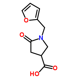 1-(2-呋喃甲基)-5-氧吡咯烷-3-羧酸图片