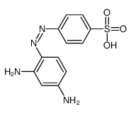 4-[(2,4-diaminophenyl)diazenyl]benzenesulfonic acid结构式