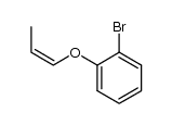 (Z)-1-bromo-2-(prop-1-en-1-yloxy)benzene结构式