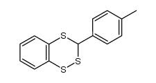 3-(4-methylphenyl)-1,2,4-benzotrithiin Structure