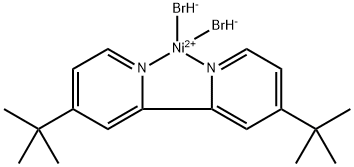 (SP-4-2)-[4,4′-bis(1,1-dimethylethyl)-2,2′-bipyridine-κN1,κN1′]dibromo-Nickel picture
