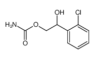 carbamic acid 2-(2-chloro-phenyl)-2-hydroxy-ethyl ester结构式