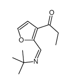 1-[2-(tert-butyliminomethyl)furan-3-yl]propan-1-one结构式