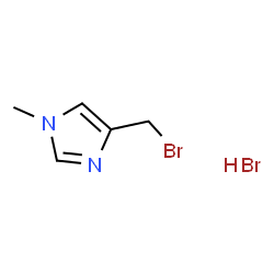 4-(Bromomethyl)-1-methyl-1H-imidazole hydrobromide Structure