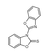 3-(2-benzoxazolyl)benzoxazoline-2-thione结构式