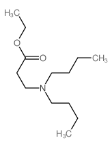 Ethyl N,N-dibutyl-beta-alaninate结构式