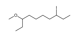 (1-Ethyl-6-iodooctyl)methyl ether Structure