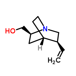 (1S,2S,5S)-2-(羟甲基)-5-乙烯基奎宁环结构式