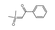 2-(二甲基(氧基)-l6磺胺基亚砜)-1-苯基乙烷-1-酮结构式