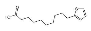 10-thiophen-2-yldecanoic acid Structure