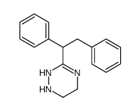 3-(1,2-diphenylethyl)-1,2,5,6-tetrahydro-1,2,4-triazine结构式