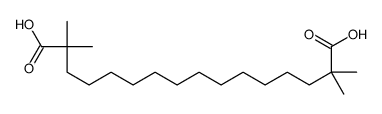 2,2,15,15-tetramethylhexadecanedioic acid结构式