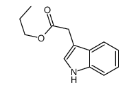 1H-吲哚-3-乙酸丙酯结构式